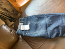 HLA海澜之家厚款牛仔裤男山不在高系列时尚休闲绣花裤子男冬季 实拍图
