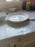 瓷侠客盘子菜盘家用白色骨瓷餐具碟子陶瓷餐盘套装骨碟饺子盘深盘饭盘 10英寸大盘子（1个装） 25.8cm 实拍图
