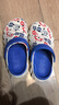 变形金刚变形金刚儿童拖鞋中大男女童凉拖鞋宝宝洞洞鞋 米白/宝蓝 36/37  实拍图