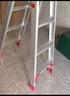 康鹏梯子家用折叠伸缩加厚铝合金人字梯室内多功能伸缩楼梯登高工程梯 全三角片加固-1.2米加厚 实拍图