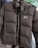 黑冰户外女短款活帽700+蓬加厚防风防泼耐磨保暖羽绒服F8955KH 浅紫 L 实拍图