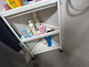 京东京造 Air系列 置物架卫生间转角浴室置物架厨房客厅收纳储物架3层带轮 实拍图