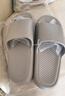 大嘴猴（paul frank）拖鞋男夏季室内居家踩屎感凉拖鞋 灰 44-45  实拍图