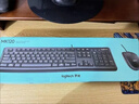 罗技（Logitech）MK120 键鼠套装 有线键鼠套装 办公键鼠套装 电脑键盘 USB即插即用 全尺寸 黑色 实拍图