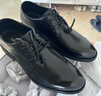 森达父亲礼物皮鞋男自营真皮牛皮上班商务正装男结婚鞋 深黑色 41 实拍图