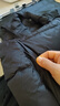 京东京造【零压排骨羽绒】轻薄羽绒服男外套冬季防钻绒马甲背心曜石黑 XL 实拍图
