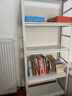 唐辑 书架书柜家用落地置物货架学生钢制收纳储物架子白五层70*30*160 实拍图