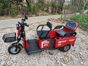 步繁大功率老人电动三轮车家用小型代步车休闲电瓶车拉货爬坡王电动车 800W60V24A约120里+超威石墨烯 实拍图