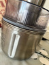 美的（Midea）绞肉机家用三碗6.5升料理多功能绞馅机碎肉机电动一体304不锈钢绞肉绞菜馅打蒜器打泥辅食机39F 实拍图