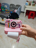 qdrone For the Good Moments拍立得儿童照相机可拍照直接出打印照片7-14岁6玩具女孩生日礼物 粉【彩色打印+闪光灯+128G+5卷+精美礼盒+背带】 3-6岁儿童相机可打印彩 实拍图
