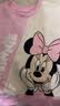 迪士尼（Disney）女童套装儿童10A抑菌卫衣卫裤中小童装秋季休闲两件套 大红 80 实拍图