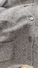 优衣库女装舒芙蕾针织短开衫/外套空调衫通勤478339 08 深灰色 XL /165/92A 实拍图
