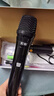 索爱（soaiy）万能话筒防啸叫无线充电麦克风K歌舞台卡包功放音响专用家庭演讲会议主持 SA-WD2（B）单麦黑 实拍图