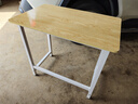 舒客艺家 电脑桌台式小户型小桌子家用学习桌写字办公书桌电竞长条桌子 木纹白架单桌80*50*74 加固电脑桌 实拍图