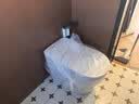 夏普（SHARP）日本轻智能马桶带水箱座圈加热离座冲水一体智能坐便器 座圈加热 脚踢冲水丨晶智· e 350mm 实拍图