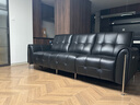 儒黛听云沙发电动功能真皮头层牛皮高端法式中古风直排小户型客厅智能 双电动-2.35米-可视面真皮 Ultra 肌理肉感半青皮（1.6-1.8mm） 实拍图