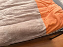 京东京造【TOP1】牛奶绒四件套 A类220g秋冬加厚高克重法兰绒保暖双人床单被套 1.8米床 暮霞 实拍图