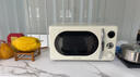 格兰仕（Galanz）复古微波炉 家用小型20L迷你 奶油风百搭复古 易清洁大平板 自动菜单 700瓦省电KAW0-SF2 实拍图