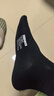 蕉内（Bananain）银皮301S袜子男士商务休闲精梳棉10A抗菌防臭秋冬船袜短中长筒5双 【中筒】纯黑*5 均码 实拍图