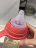 贝亲（Pigeon）自然实感第3代启衔奶嘴 宽口径奶嘴 SS号-1只装 0个月以上 BA129 实拍图