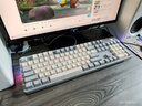 雷柏（Rapoo）V500PRO米灰升级款 104键有线背光机械键盘 PBT双色键帽电脑办公游戏全键无冲可编程键盘 茶轴 实拍图