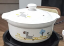 泥火匠陶瓷小斑马如意汤锅2100ml釉中彩宽口浅砂锅明火炖汤菜煲莲姐同款 实拍图