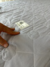 南极人（Nanjiren）A类夹棉全棉床笠1.8米x2米纯棉100%床罩加厚席梦思床垫保护套床单 夏洛床笠-白【A类全棉+新疆棉花填充】 180cm*200cm 单床笠 实拍图