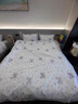JAJALIN一次性四件套双人床单被罩枕套加厚隔脏睡袋旅行用品酒店紫色印花 实拍图
