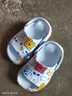 巴布豆儿童拖鞋男童女童洞洞鞋沙滩鞋宝宝凉鞋幼儿凉拖夏季 浅兰 140码 实拍图