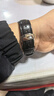 万晨手表带男女真皮表带蝴蝶扣代用天梭浪琴卡西欧dw皮表带黑色20mm 实拍图