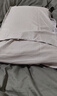 艾薇 A类水洗棉单人床宿舍三件套床单磨毛被罩 极速灰被套150*200cm 实拍图