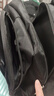 袋鼠双肩包男士背包大容量行李旅游包学生书包女初中商务笔记本电脑包 黑色配红标 实拍图