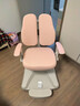 博士町儿童学习椅写字椅6-18岁学生椅子儿童座椅专用正姿可升降书桌椅 双杆自动追背-专利解锁轮-柔雾粉 实拍图