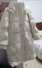 紫涵（ZIHAN）紫涵长款连帽羽绒服外套女2024年冬季新款防风防水过膝鸭绒面包服 实拍图