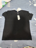 【京东直采】重磅纯棉 圆领短袖男款t恤衣服女士t恤服装真5折专场 黑色（短袖） 2XL （140-155斤） 实拍图
