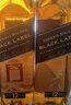 尊尼获加（JOHNNIE WALKER）黑方黑牌 12年 苏格兰 调和型威士忌 1000ml 进口洋酒*2瓶 晒单实拍图
