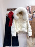 优衣库女装男装长绒摇粒绒拉链茄克/长袖外套夹克479611 01 乳白色 XL 实拍图