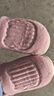 京东京造家居包脚棉拖鞋冬季室内防臭防滑保暖厚底踩屎感女款 花簇粉38-39 实拍图