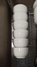 友来福陶瓷碗白瓷中式小碗家用4.5英寸米饭碗喝汤碗面碗套装6只装 实拍图
