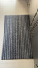 柏能条纹入户地垫门口地垫地毯入户门脚垫进户门垫可裁剪灰色60x90cm 实拍图