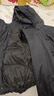 优衣库合作款/女装男装PUFFTECH空气棉服连帽外套480064 08 深灰色 S 实拍图
