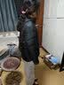骆驼【云绒Soft】新款儿童羽绒服秋冬加绒加厚户外外套男女童亲子装 幻影黑-E003 160 【妈妈可穿-含绒90%】 实拍图