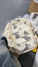 双星书包初中女背包高中大学生男双肩包大容量校园风简约运动百搭耐磨 白色印花（带鸭子挂件） 实拍图