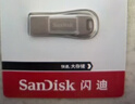 闪迪（SanDisk）128GB USB3.2 U盘 CZ550黑色 读速100MB/s 安全加密 数据恢复 学习办公电脑车载 高速大容量优盘 实拍图