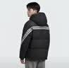 阿迪达斯（adidas）三叶草系列 男 3S PUFFER DOWN 短羽绒服 KC0173 黑色  L 实拍图