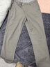 与狼共舞【绵羊毛&天丝】秋冬羊毛呢亲肤休闲长裤男士休闲裤 008绿灰 32  实拍图