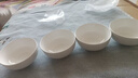 纯白陶瓷汤碗甜品碗沙拉碗新款陶瓷高档面碗家用碗直口大容量汤碗 纯白6英寸直口碗【4只装】 实拍图