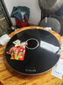 富得莱 饭菜保温板 加热菜板 暖菜板2025新款 圆形家用智能多功能带火锅电磁炉 自动恒温餐桌旋转盘神器 语音黑100cm电动旋转电磁炉火锅 实拍图