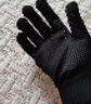 安妮莎 手套男女冬季保暖户外骑行滑雪触屏加绒冬天骑车开车防寒针织毛线情侣款男女士手套 黑色-防滑触屏 男女通用-有弹力 实拍图