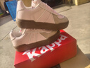 Kappa卡帕女鞋厚底滑板鞋子女2026新款运动休闲鞋软底德训鞋小粉鞋 奶茶粉 37 实拍图